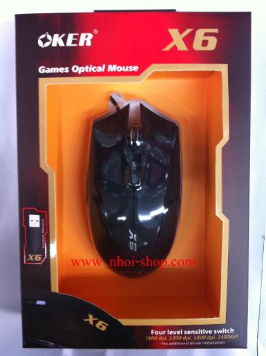 gaming mouse oker x6